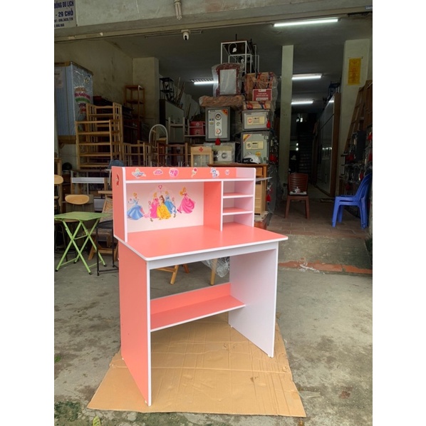 Bàn Học Sinh Kèm Kệ Sách có giá sách lửng Havaco bền đẹp tiện dụng