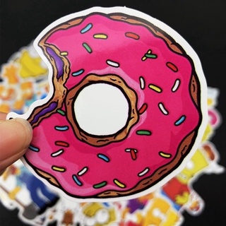 Bộ Sticker Simson dán vali điện thoại laptop