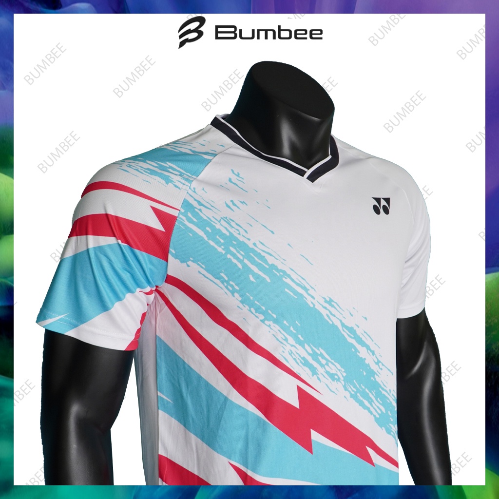 Quần áo cầu lông, áo cầu lông Yonex mới nhất chất liệu mềm mại co giãn tốt