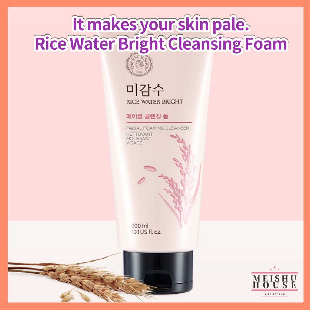 [THE FACE SHOP] Rice Water Bright Foaming Cleanser 150ml / 300ml