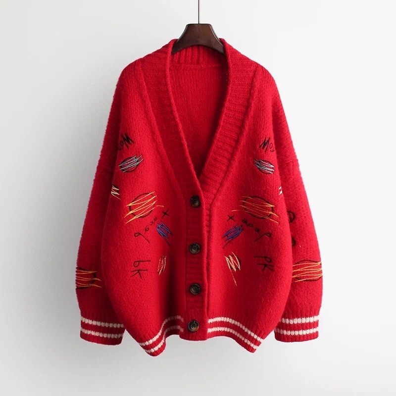 Áo len dáng rộng phong cách Hàn Quốc | BigBuy360 - bigbuy360.vn