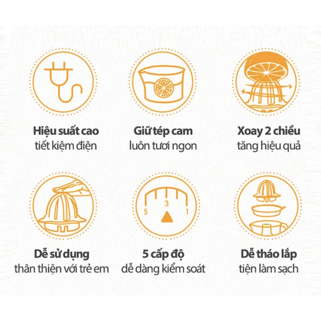 Máy Vắt Cam Tự Động chính hãng Bear CZJ-A04B1 bảo hành 18 tháng- BẢN QUỐC TẾ