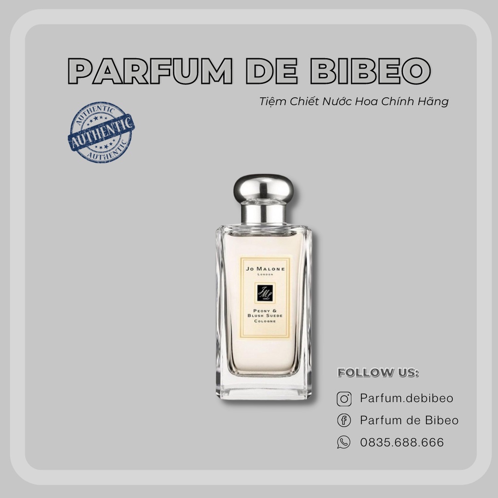 Parfum de Bibeo-Nước hoa thử JML Peony & Blush Suede