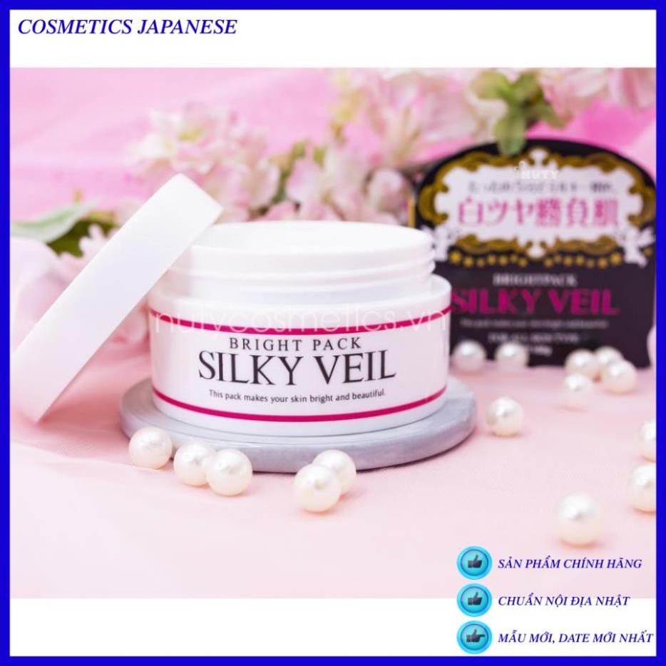 [MỸ PHẨM NHẬT] Kem Làm Trắng Toàn Thân Silky Veil Hàng Nhật Nội Địa Cream Trắng Da Tức Thì Silky Veil