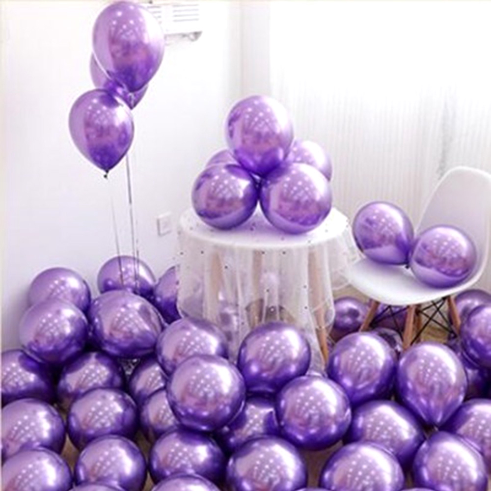 Bộ 10/20 bong bóng bằng mũ cao su 10'' trang trí tiệc