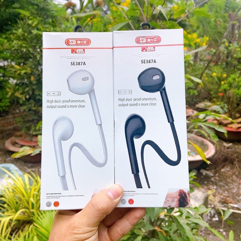 Tai Nghe Nhét Tai SE387 s389 Chính Hãng BYZ Dây Chống Rối