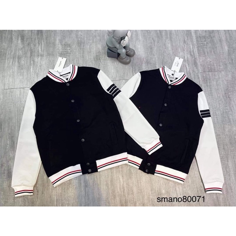 Áo Khoác Bomber THOM siêu Hot,Áo Khoác Bomber unisex mặc đôi hoặc đơn đều xinh