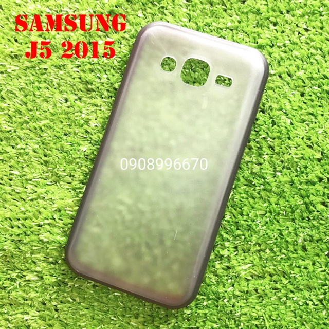 Ốp Lưng Samsung J5 2015 Lưng Cứng Trong Nhám Viền Dẻo Phôi In