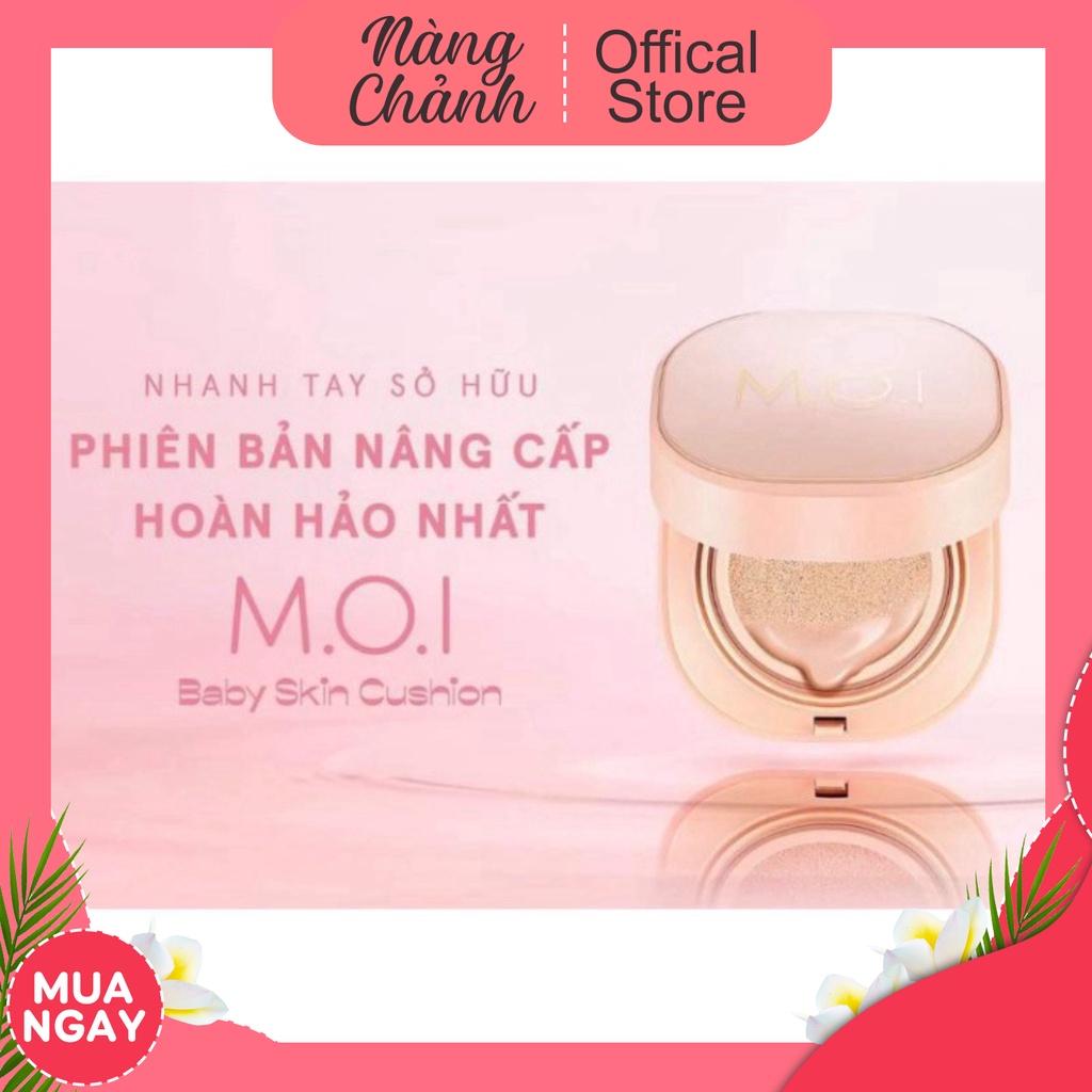 🌟🌟  Phấn nước phiên bản mới - M.O.I cosmetics Hồ Ngọc Hà - Baby skin cushion🌟🌟