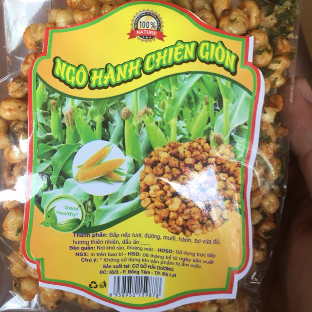 (giá sỉ) 1kg ngô hành- ngô mắm chiên giòn, siêu ngon