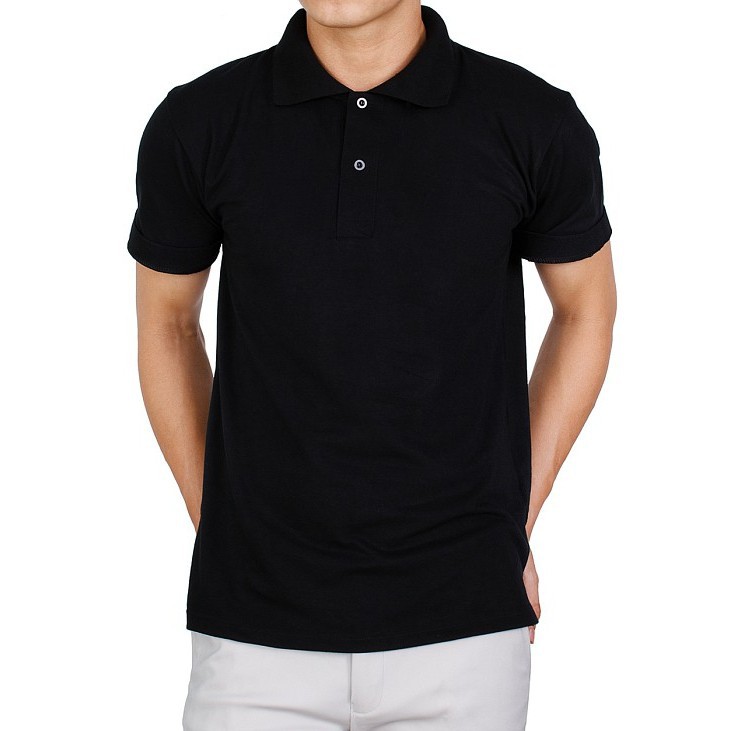 Áo thun nam có cổ kiểu dáng polo ôm body chất cotton siêu mát ACB