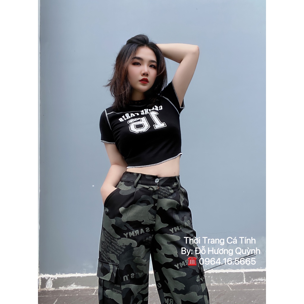 Quần jogger dằn ri cá tính