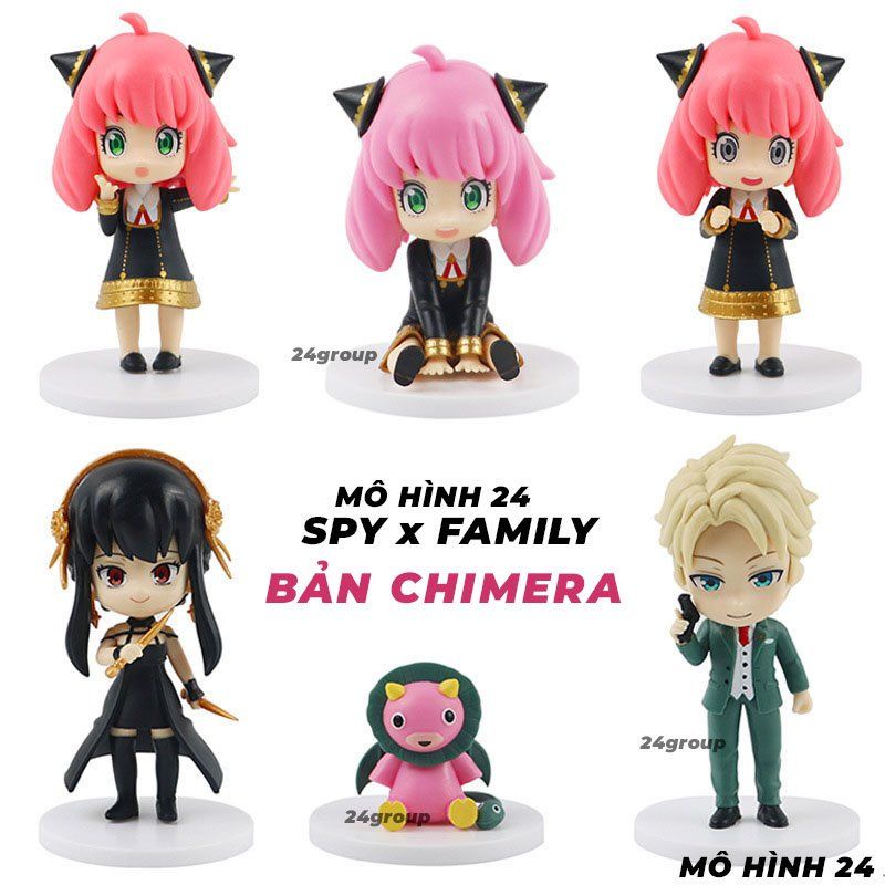 [COMBO] Mô hình nhân vật anime SPY × FAMILY yor loid anya yorger figure hoạt hình Spy x Family chibi cute dễ thương anya