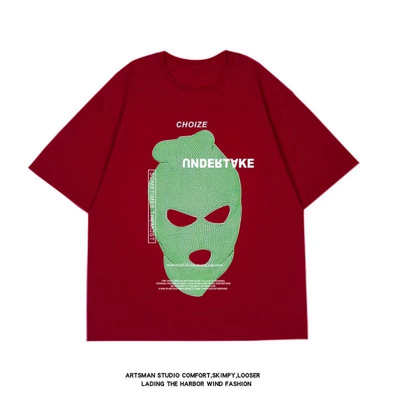 Áo Thun Tay Ngắn Dáng Rộng In Họa Tiết Hoạt Hình Phong Cách Hàn Quốc Size M-8XL Thời Trang Cá Tính Cho Nam