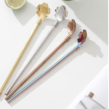 Ống hút đa năng kiêm thìa inox cao cấp an toàn tiện lợi