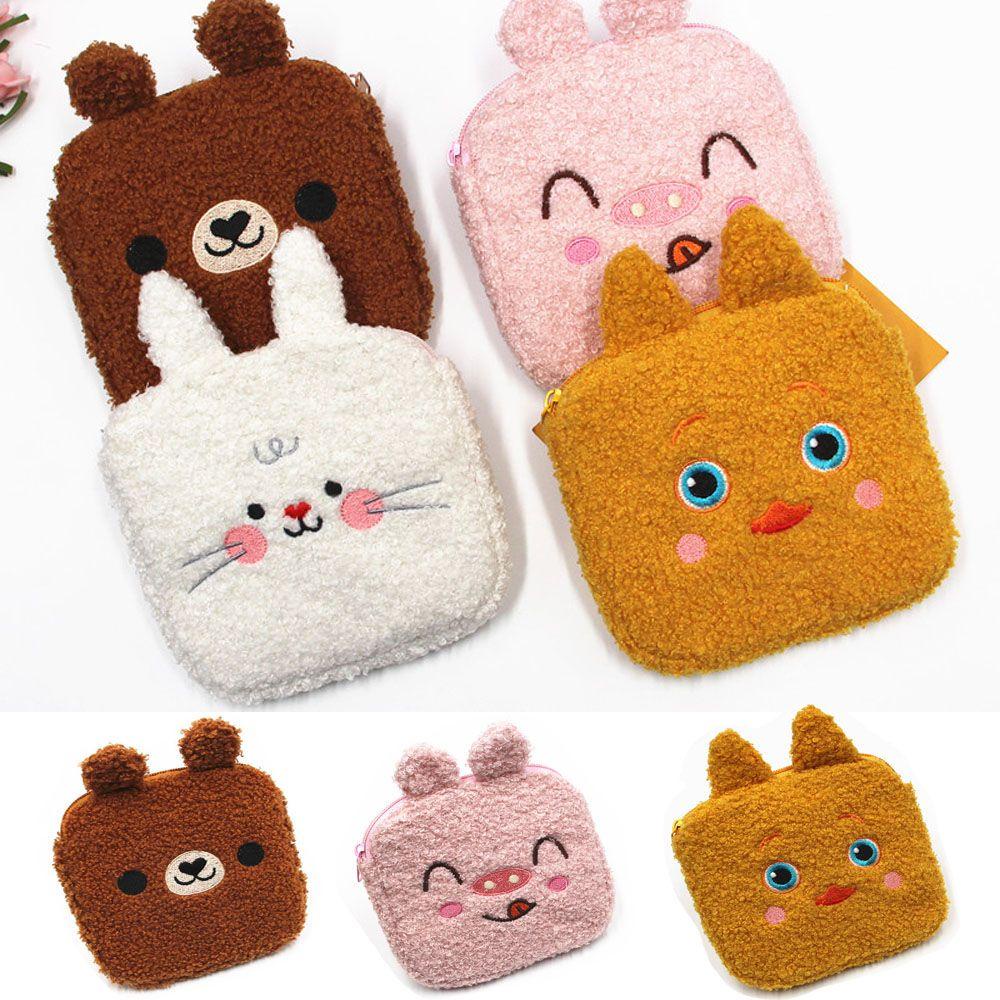 YANN1 Sanitary Pad Pouch Portable Headphone Case Coin Purse Makeup Organizer Cosmetic Bag