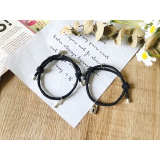 Vòng tay nam nữ phối charm ngọn núi, sóng và chìa khoá