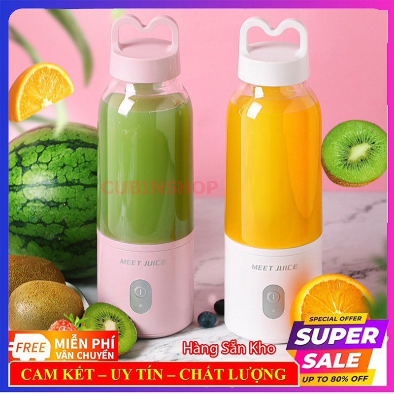 Máy xay sinh tố Meet Juice 500ml  hàng chính hãng máy xay sinh tố cầm tay đa năng bảo hành 6 tháng