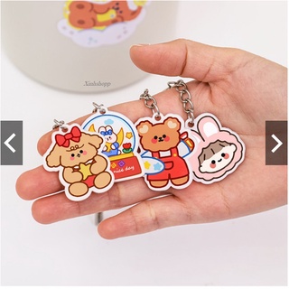 Móc khóa thú cưng dễ thương