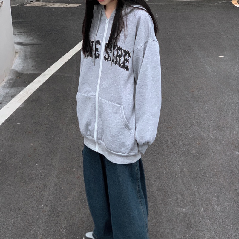 Áo khoác hoodie nam nữ form rộng Yinxx, áo nỉ hoddie zip unisex HDZ804 | BigBuy360 - bigbuy360.vn