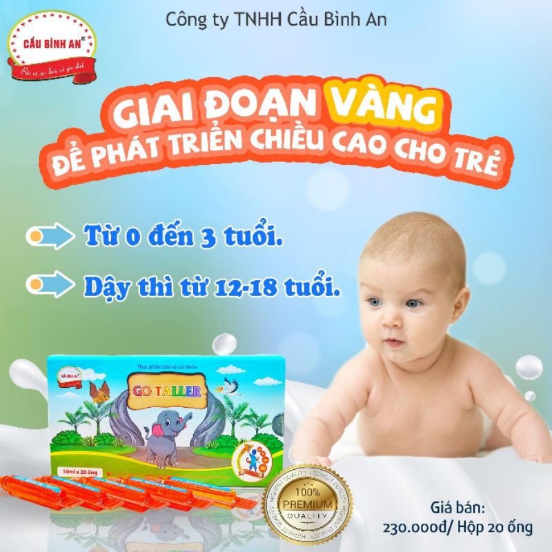 Go Taller Cầu Bình An Hộp 20 Ống