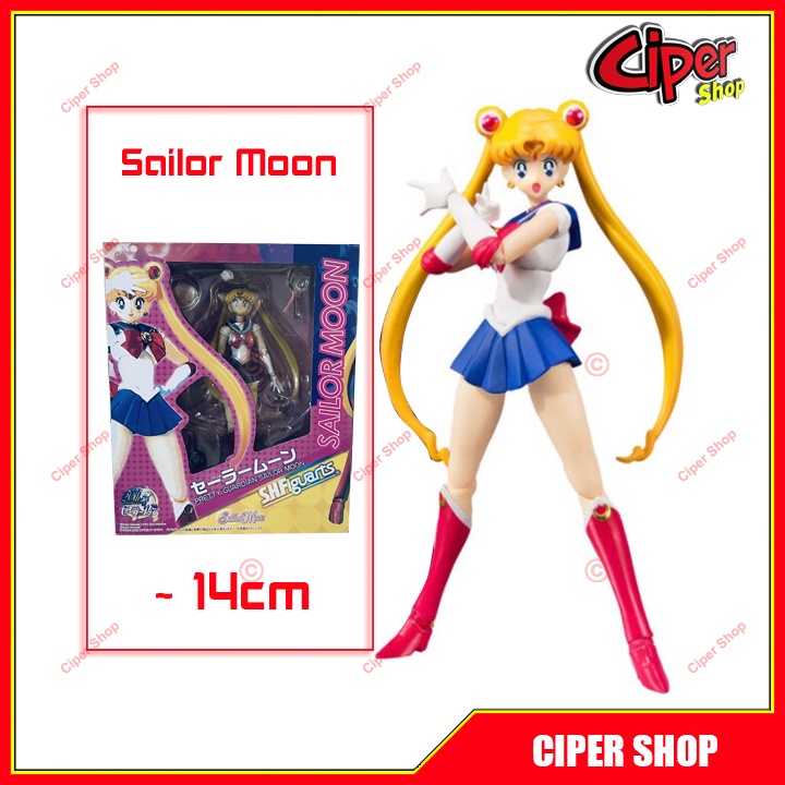 Mô hình Sailor Moon SHF - Thủy thủ mặt trăng - Figure Action Sailor SHF