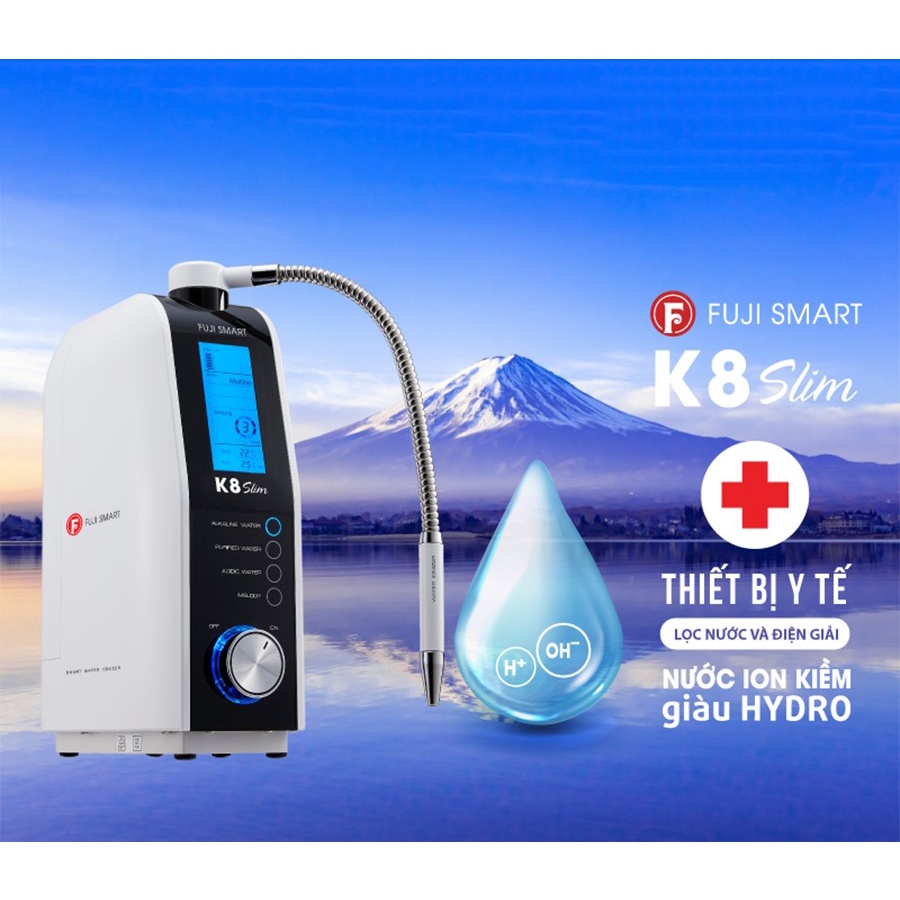 Máy lọc nước ION Kiềm Fuji Smart K8 Slim