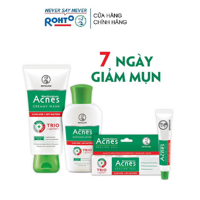 Bộ sản phẩm ngăn ngừa mụn 3 bước giảm mụn sau 7 ngày Acnes | BigBuy360 - bigbuy360.vn