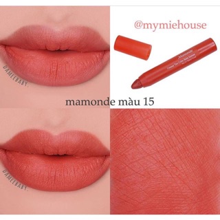 SON BÚT CHÌ MAMONDE CREAMY TINT COLOR BALM INTENSE MÀU 15