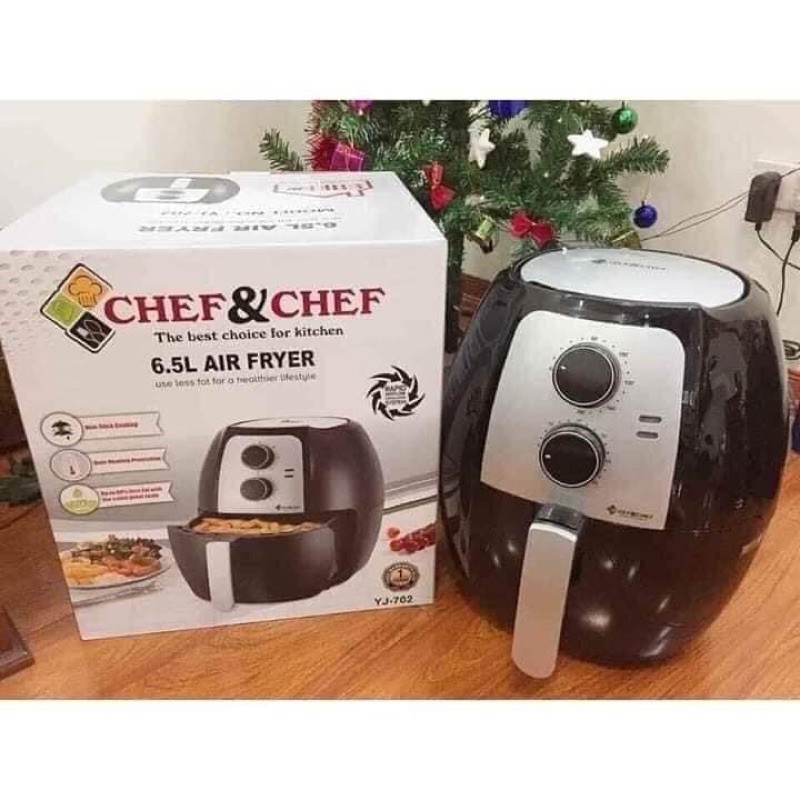 NỒI CHIÊN KHÔNG DẦU CHEF&amp;CHEF YJ-702 DUNG TÍCH ĐẠI 6,5L siêu rẻ