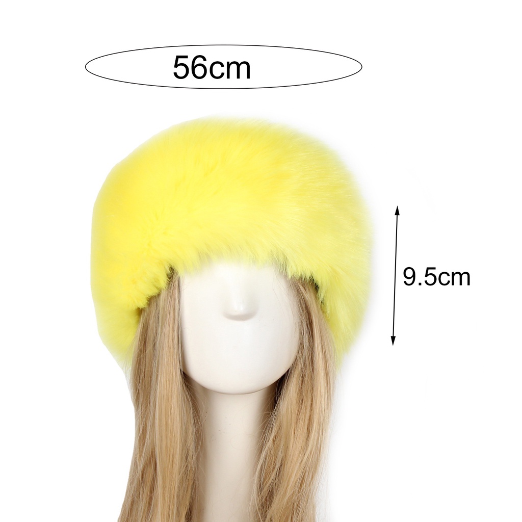 Mũ lông giữ ấm tai thiết kế thời trang dành cho nữ