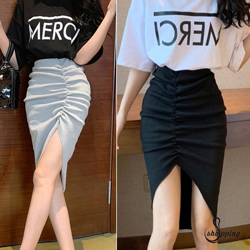 Chân váy nữ lưng cao không đối xứng thời trang quyến rũ | BigBuy360 - bigbuy360.vn