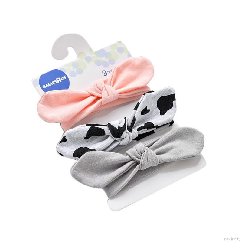 Băng đeo đeo đầu có chi tiết nơ co dãn phong cách Hàn Quốc cho bé gái