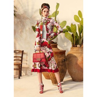 Vải ll lụa vân hàn hoa