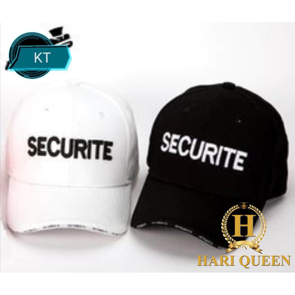 Mũ lưỡi trai Security ép nổi HARIQUEEN