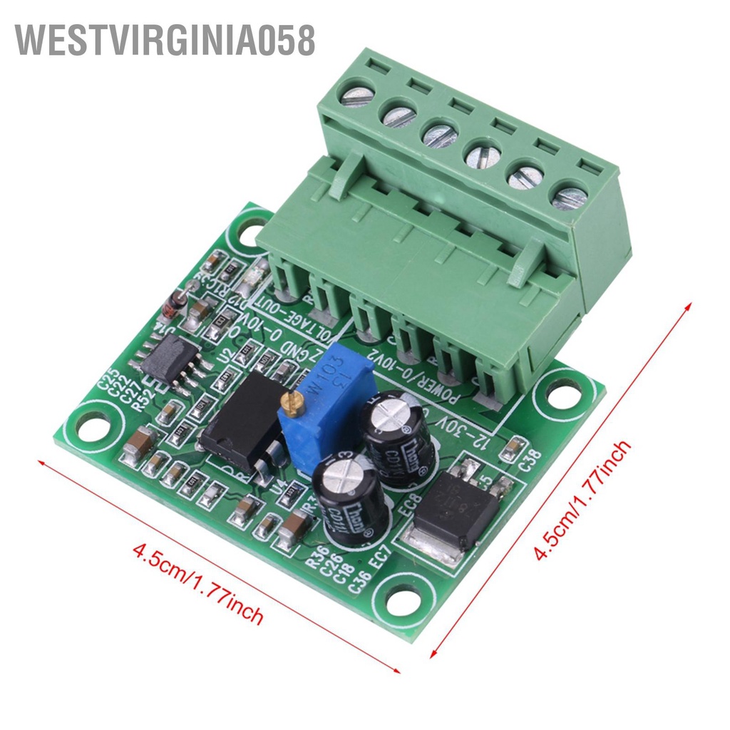 Có thể bán buôn Tần số thành điện áp 0-10Khz đến 0-10V F / V Mô-đun chuyển đổi kỹ thuật sang tương tự Westvirginia058 Hàng giao ngay