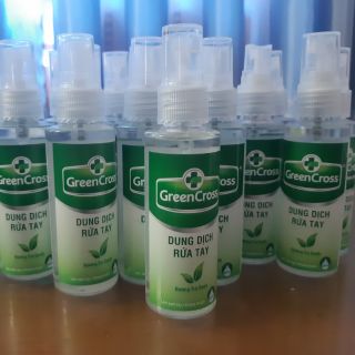 Xịt rửa tay Green Cross 70ml hương trà xanh