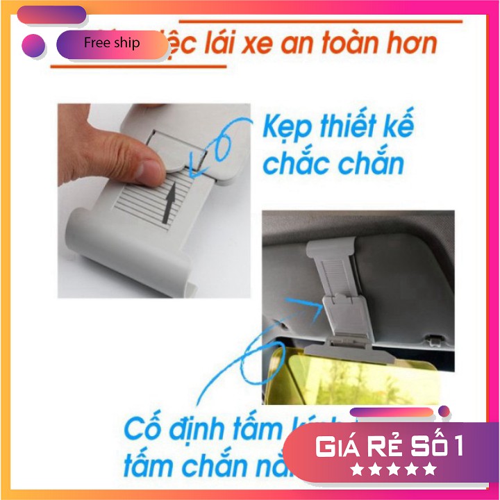 Kính Chống Loá-Kính Chống Chói-Ô Tô-Ngày Và Đêm-Cao Cấp-KEQ-KEQ-808 D