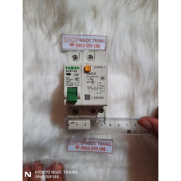Aptomat CB Chống Giật 1 Pha C20- C32A- C63A