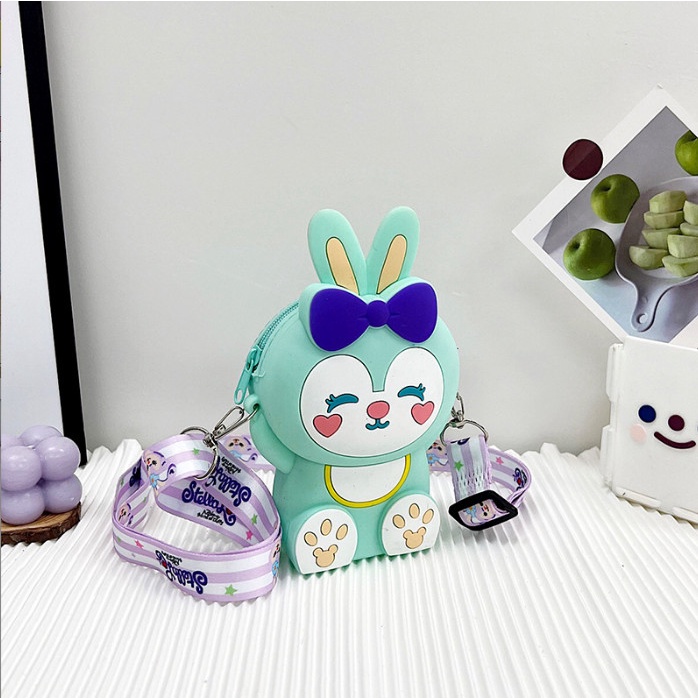 Túi Đeo Chéo Trẻ Em Mới Phim Hoạt Hình Dễ Thương Hình Thỏ Siêu Ngộ Nghĩnh Mẫu Mới