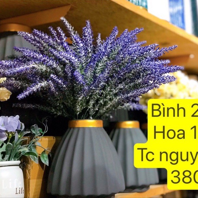 LAVENDER NHỰA CẮM BÌNH HOA TRANG TRÍ NHÀ (giá bán theo bụi)