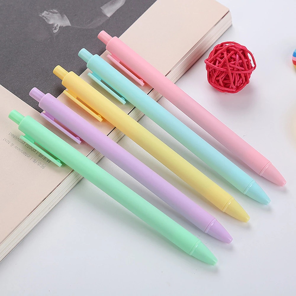 Bút Mực Gel Co Giãn Màu Sắc Ngọt Ngào Kèm Lõi Thay Thế Tiện Dụng Cho Học Sinh