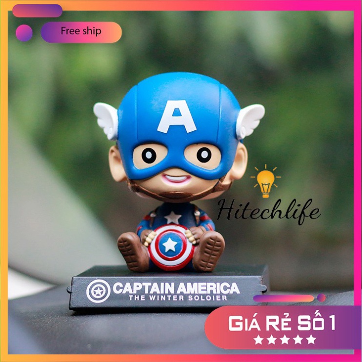 Set Nhân Vật Avenger Trang Trí Taplo Ô Tô - Bộ Spiderman Iron Man Captain Americal Trang Trí Taplo Xe Hơi, Bàn Làm Việc | BigBuy360 - bigbuy360.vn
