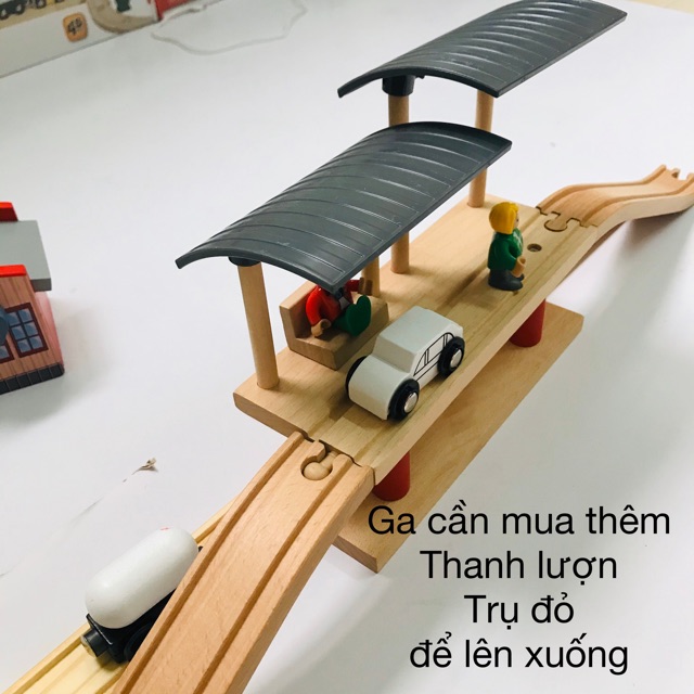 Đồ chơi mô hình xe lửa Thomas chi tiết NHÀ GA CAO CẤP