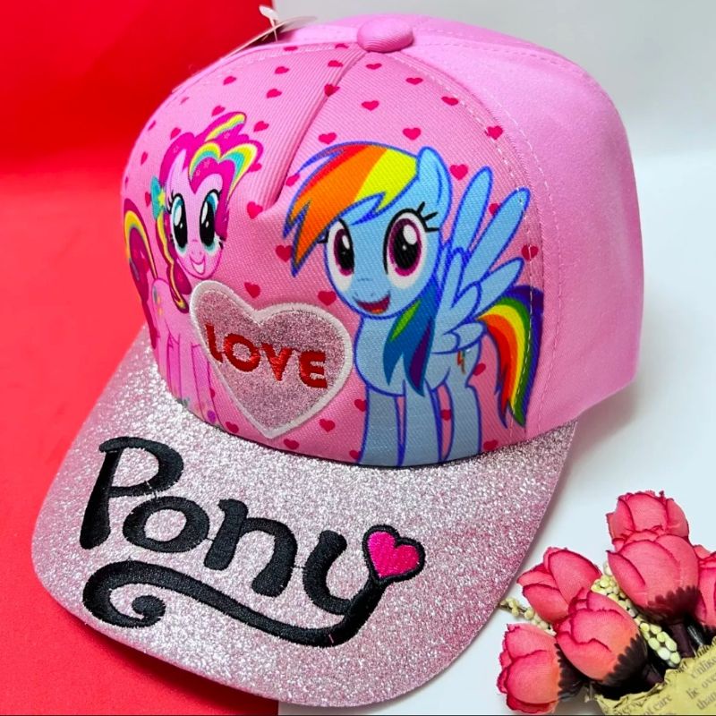 Mũ/Nón kết lưỡi trai hình Ngựa Pony cho bé gái