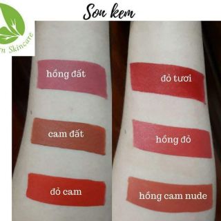 Son kem màu cam đất