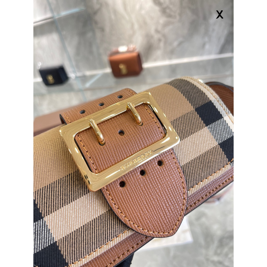 Túi xách tay da thật thời trang cao cấp Burberry BBR cho nữ phong cách trẻ trung