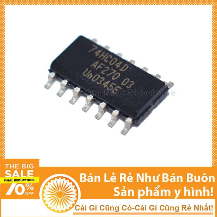 Linh Kiện IC Logic 74HC04D SOP14