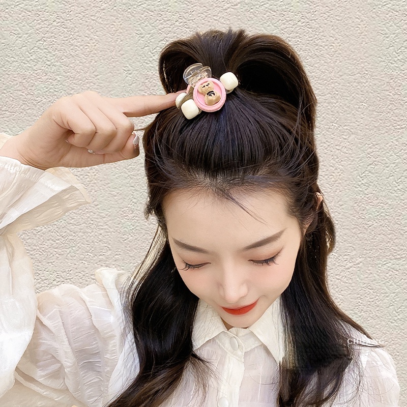 Kẹp Tóc Hình Gấu Hoạt Hình Xinh Xắn Cho Bé Gái