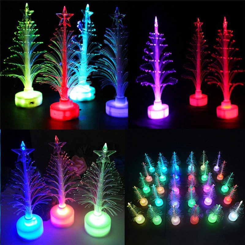 Đèn led đổi màu trang trí hình cây thông noel